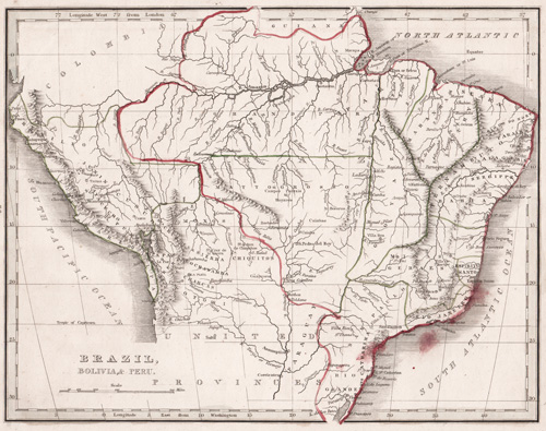Brazil, Bolivia & Peru 1835